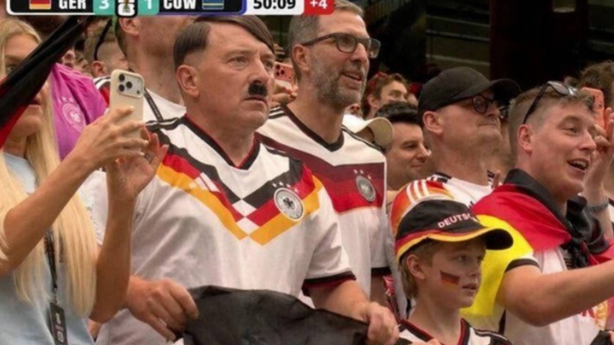 Polémica en el Mundial con la 'aparición' de Hitler<br>