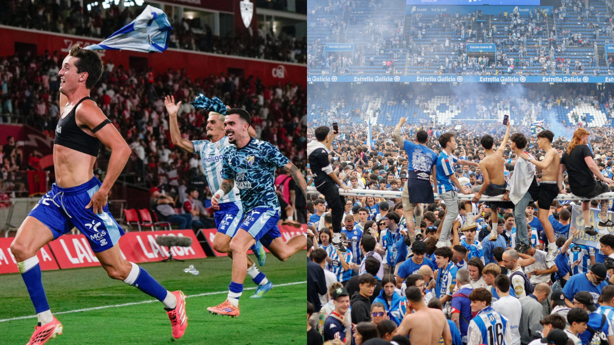 Málaga y Deportivo, vidas paralelas