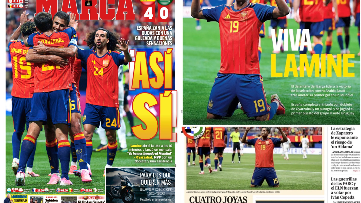 Las portadas del día