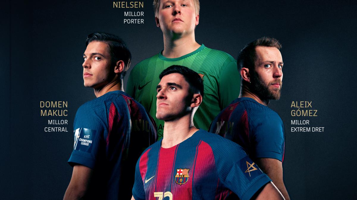 El Barça acapara más de la mitad del siete ideal de la Champions