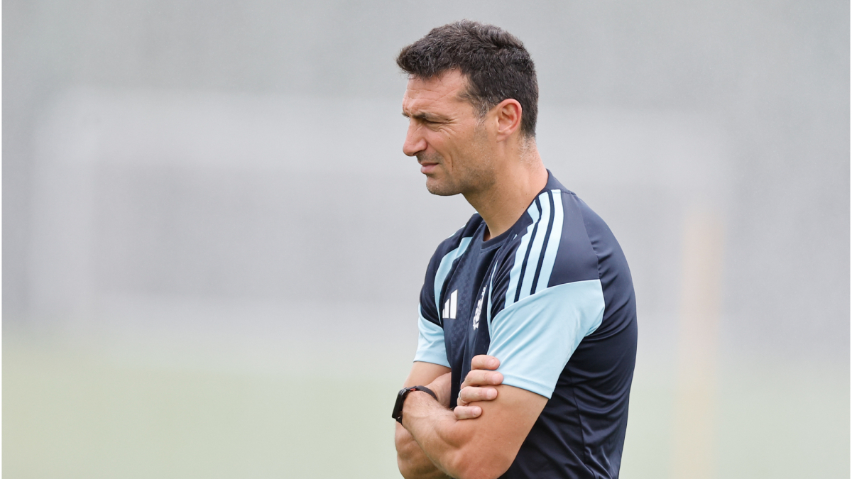 Scaloni confirma la suplencia de Messi<br>