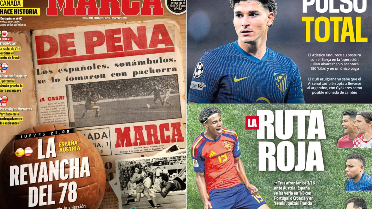 Las portadas: la revancha del 78, pulso por Julián...