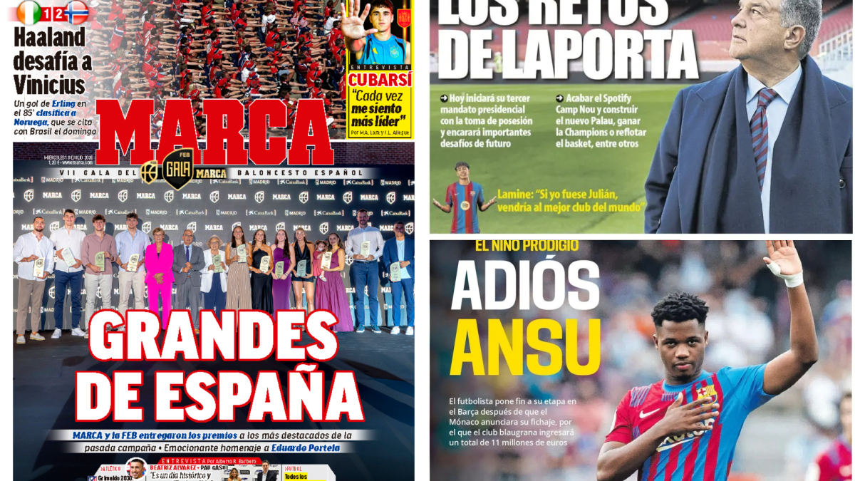 Las portadas del día