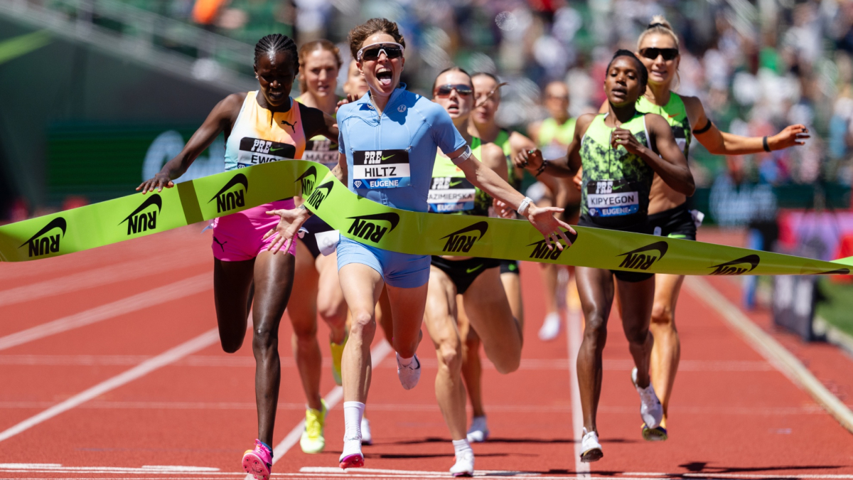 Hiltz alza la voz tras ganar a Kipyegon: "Las personas trans pueden practicar deporte"