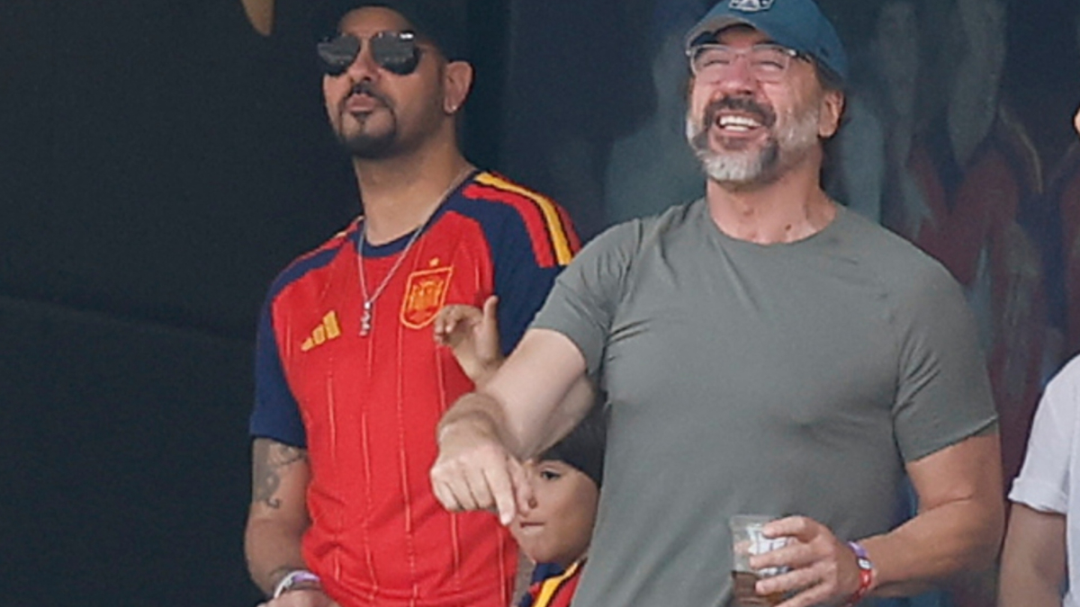 Bardem se pone la camiseta de España ante Portugal tras los 'zascas' recibidos: "Ahora los fachas dirán..."
