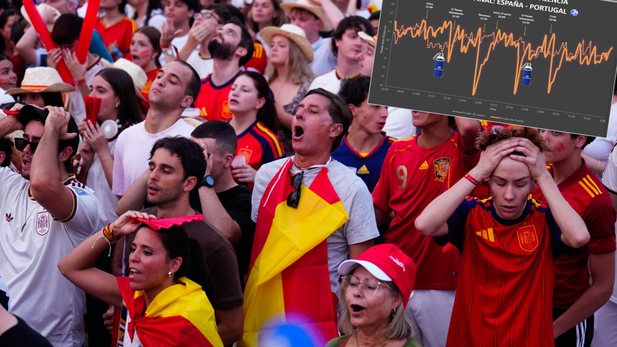El verdadero 'tiempo muerto' del partido España-Portugal se jugó en el baño