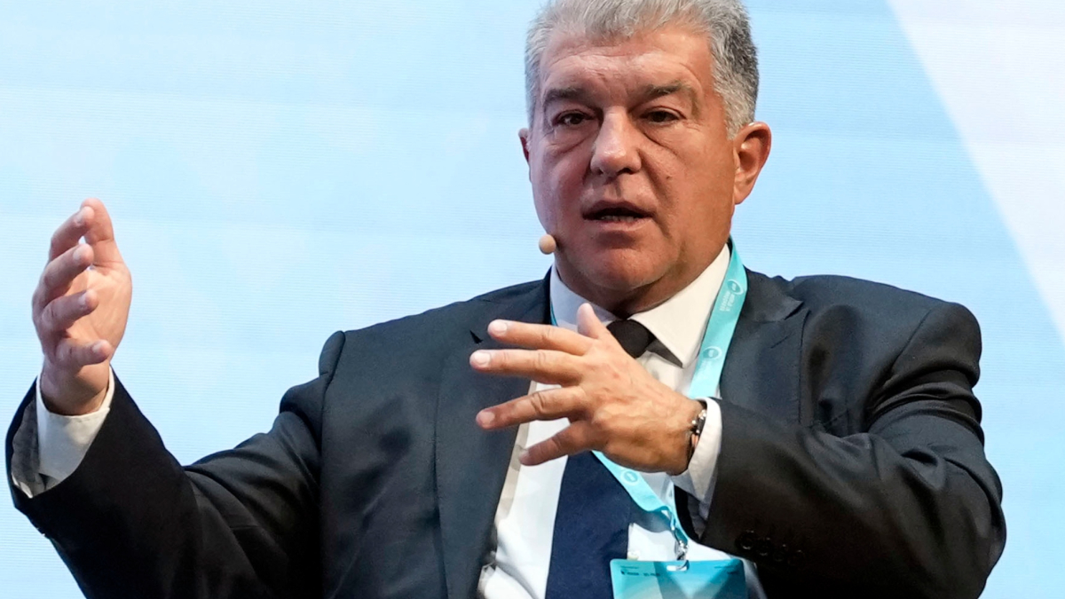 Laporta: "Estoy muy orgulloso de que ocho jugadores del Barça sean campeones del mundo"