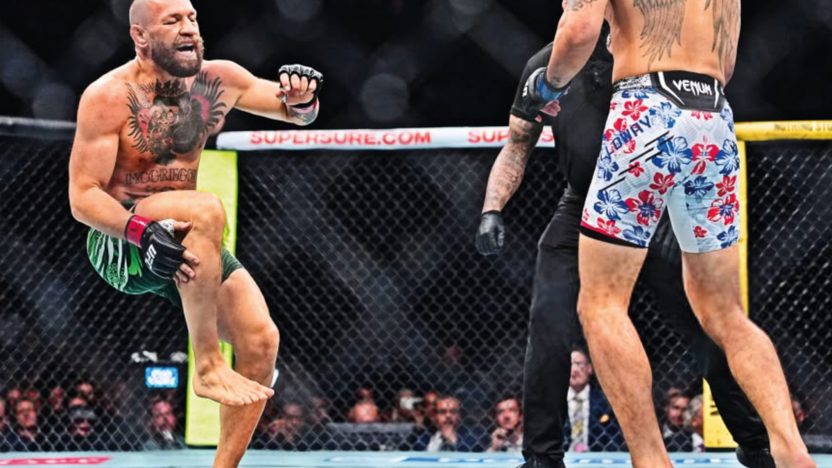 Un regreso surrealista: ¡McGregor se lesiona a los tres segundos con Holloway!