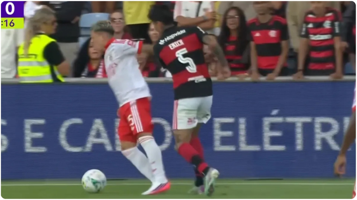 ¡Locura! Aficionados del Flamengo abuchean y festejan las patadas a Prestianni en su duelo ante el Benfica