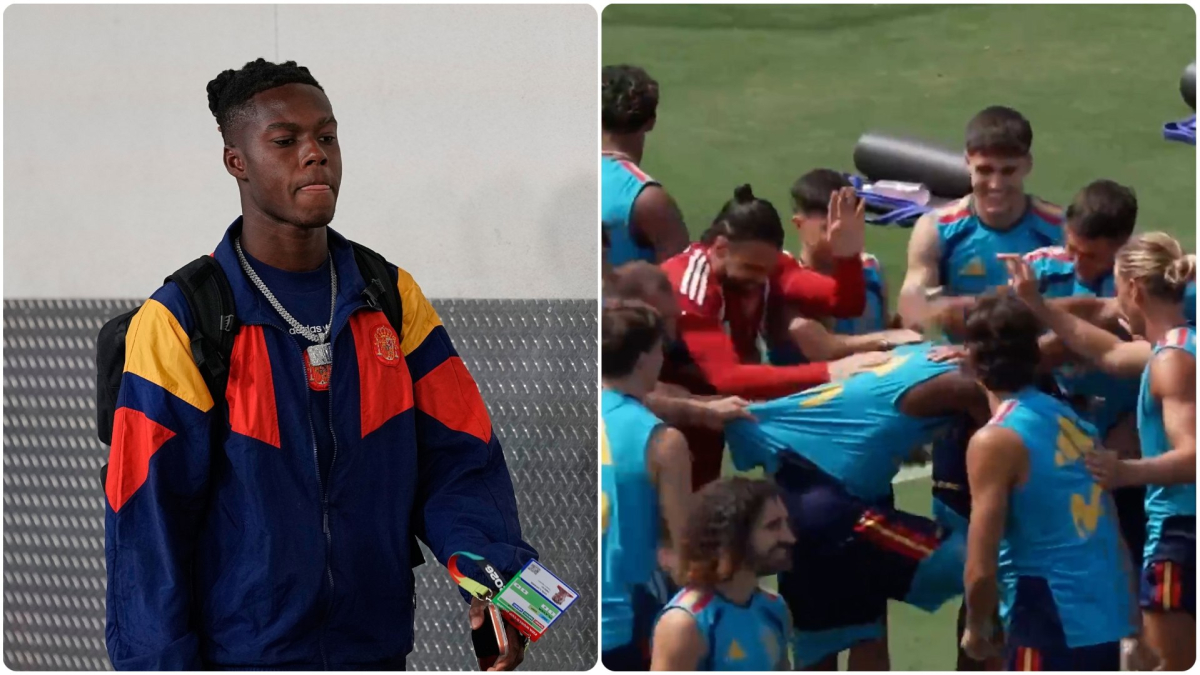 ¡Felicidades, Nico! Este fue el 'regalo' de cumpleaños de la Selección: un pasillo de collejas