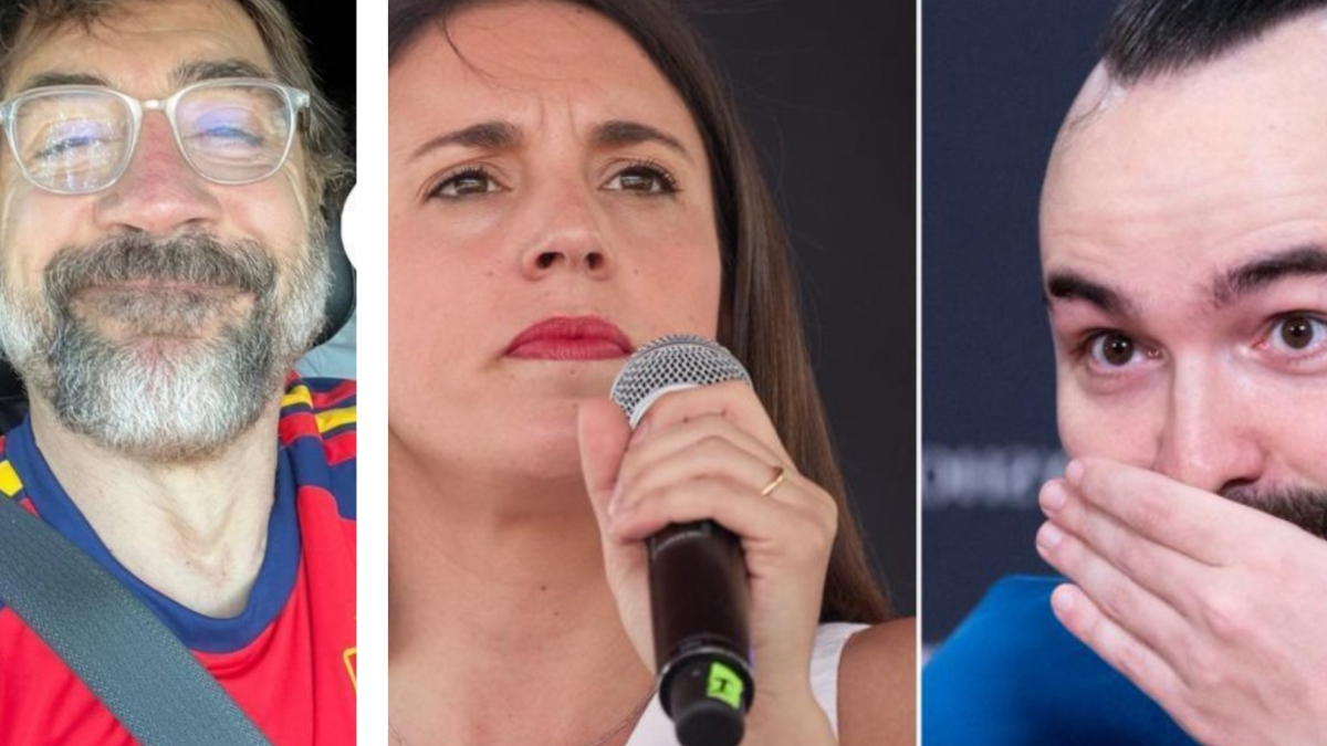 Bardem se mete de lleno en la polémica de El Xokas con Ester Expósito y se sube al 'zasca' de Irene Montero