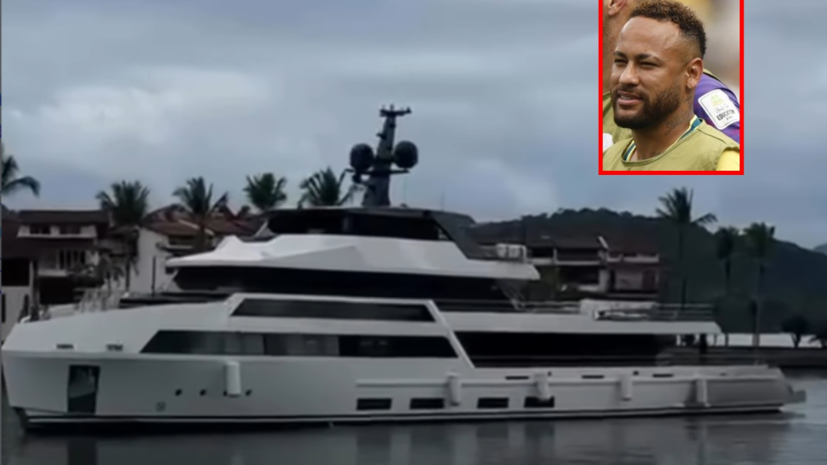 El consuelo de Neymar tras caer en el Mundial: un yate con seis 'suites', helipuerto y 800 metros cuadrados
