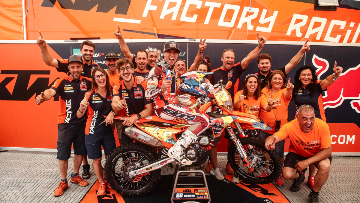 Josep García ya suma nueve mundiales: campeón de Enduro1 y EnduroGP por tercer año consecutivo