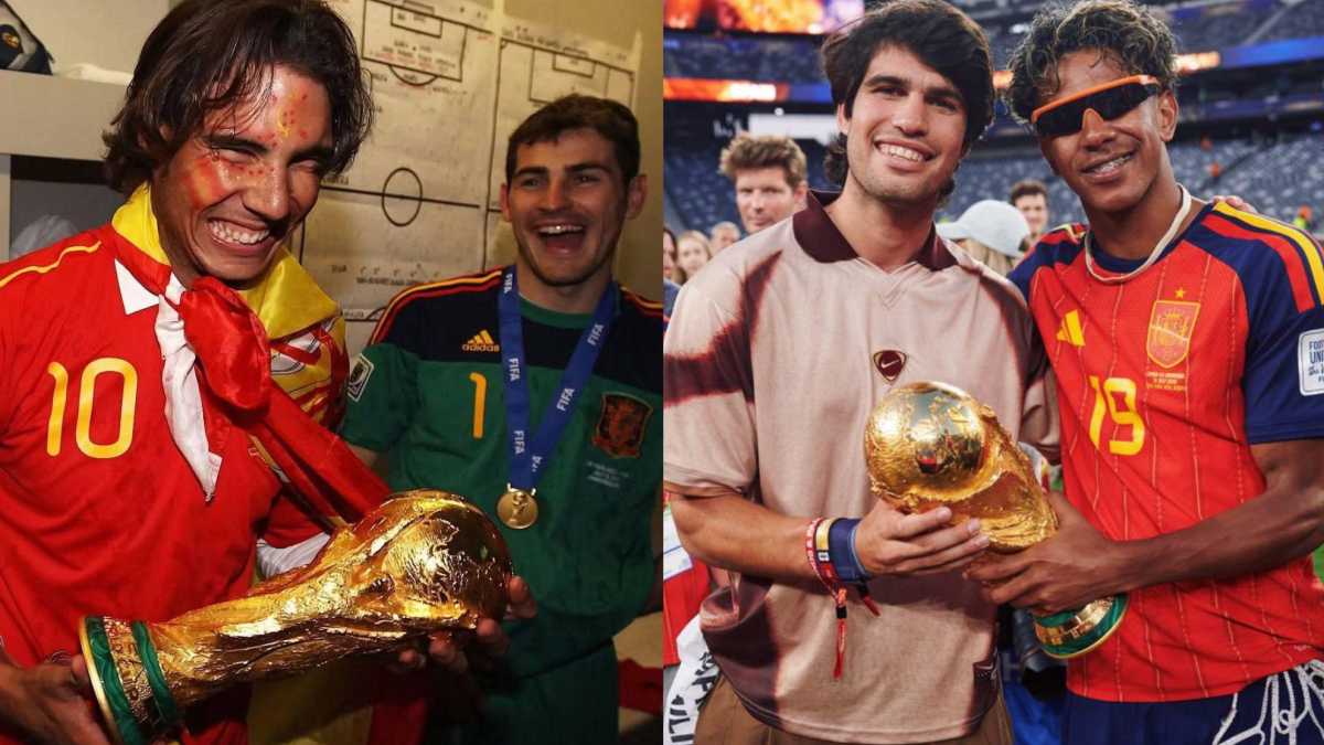 Nadal, Alcaraz y la asombrosa coincidencia con los dos Mundiales de España