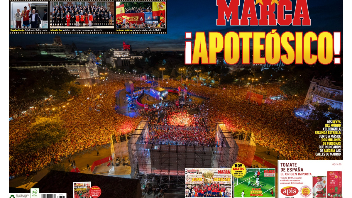 Las portadas de la gran fiesta de los campeones