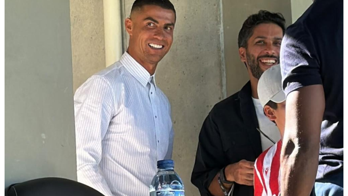 El Almería se gusta ante la atenta mirada de Cristiano Ronaldo