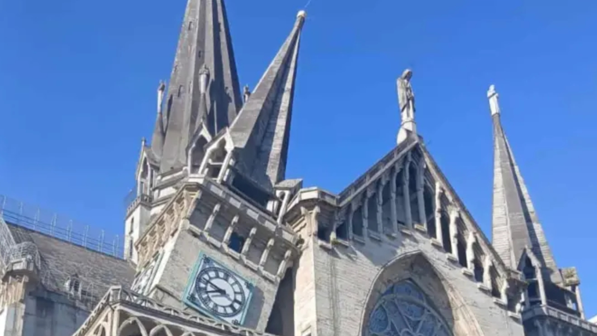El impactante video del momento en que colapsó parte de la Catedral de Manizales por el terremoto
