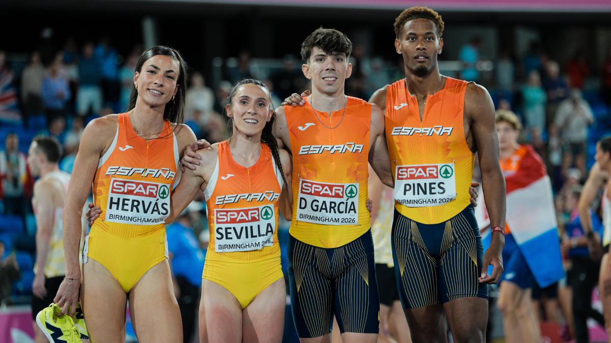 Quinto puesto del 4x400 mixto en la primera 'bala' de los seis relevos