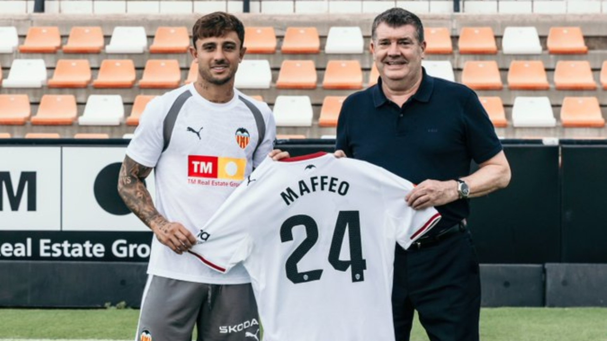 Maffeo ya luce como valencianista
