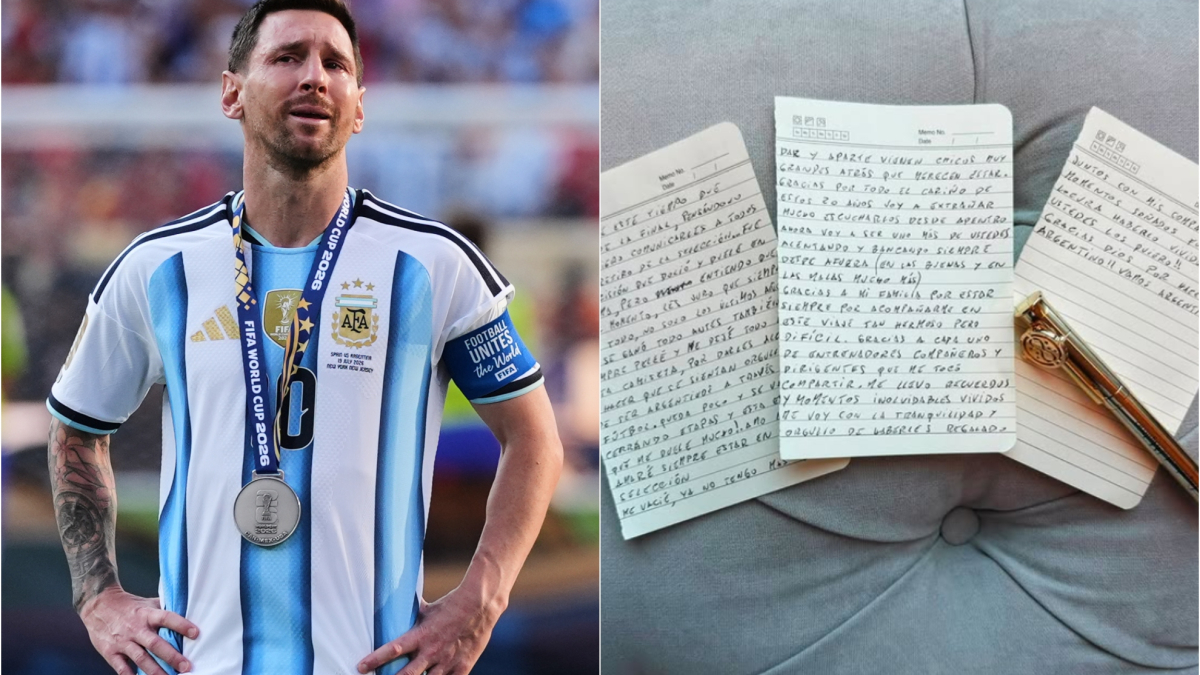 Bombazo: Messi se retira de la selección argentina
