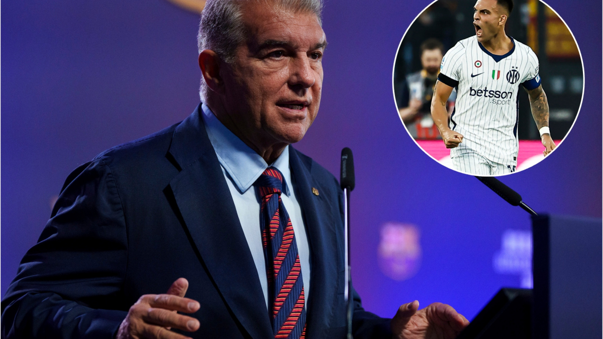 Laporta: "Queríamos a Lautaro a toda costa para el Barça"