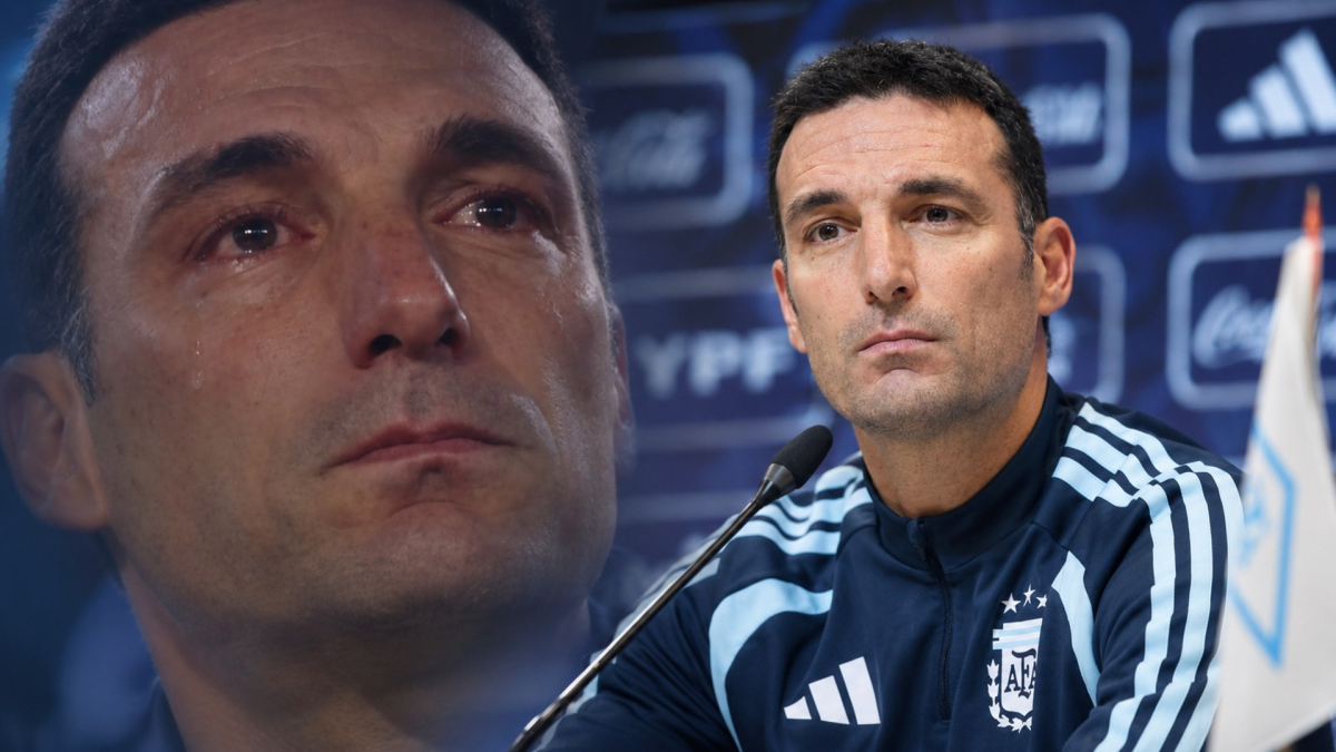 Scaloni: "Las lágrimas son porque se va un jugador irrepetible"