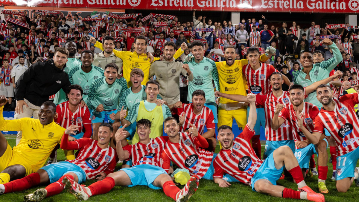 El Club 'Divertido' Lugo se lo pasa en grande: líder, invicto y mejor equipo de Primera RFEF
