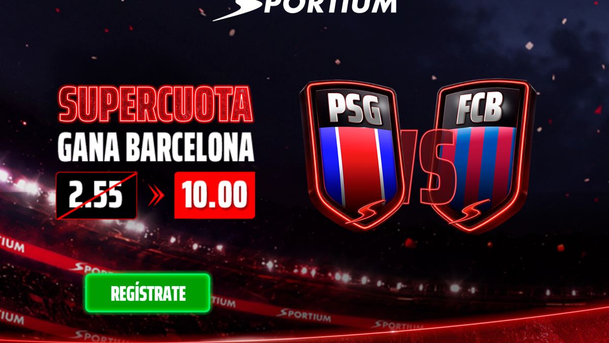 ¡De 2.55 a 10.00! Sportium revienta las cuotas y cuadruplica la victoria del Barça en París