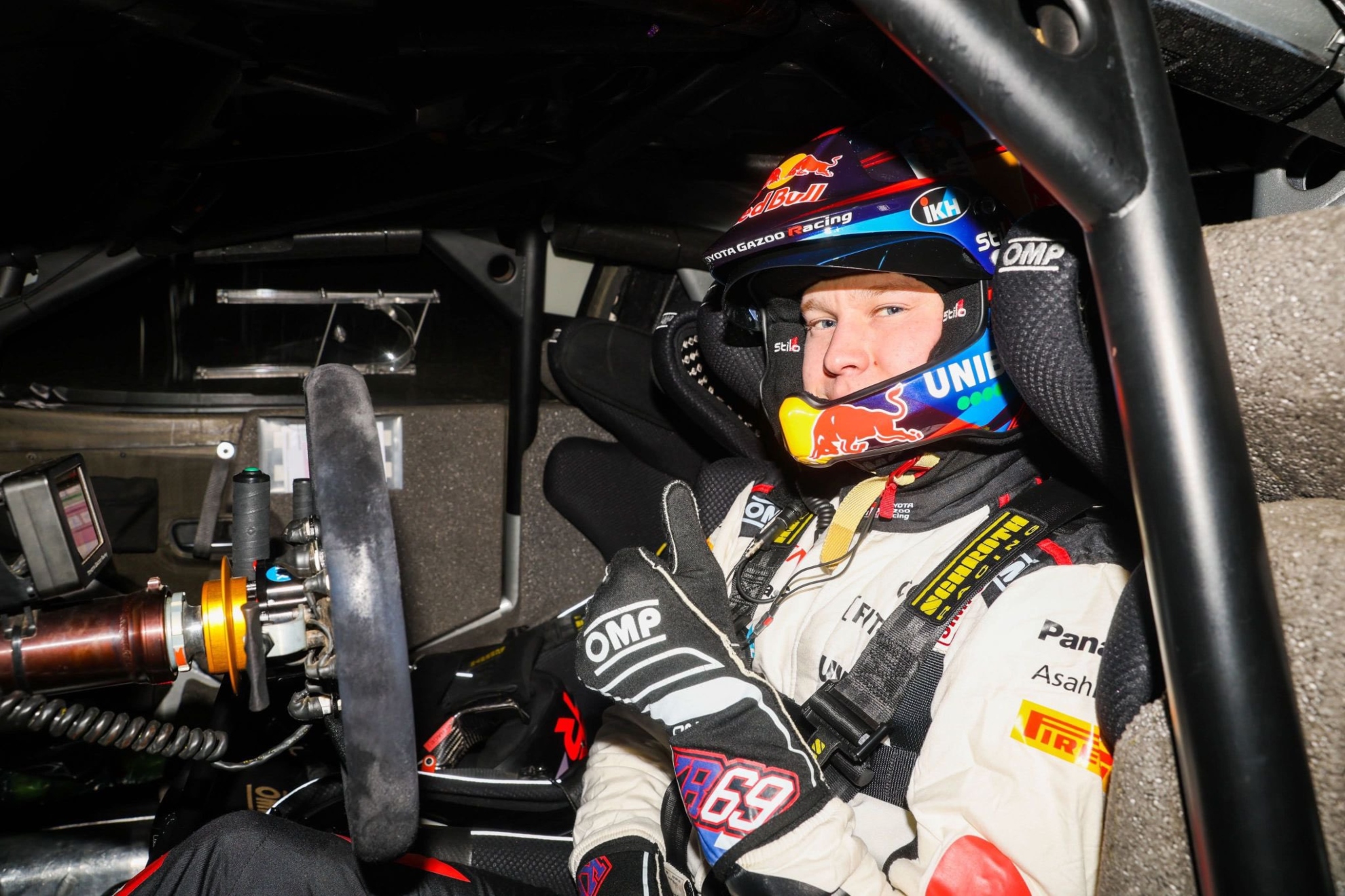 Kalle Rovanperä, en su Toyota.