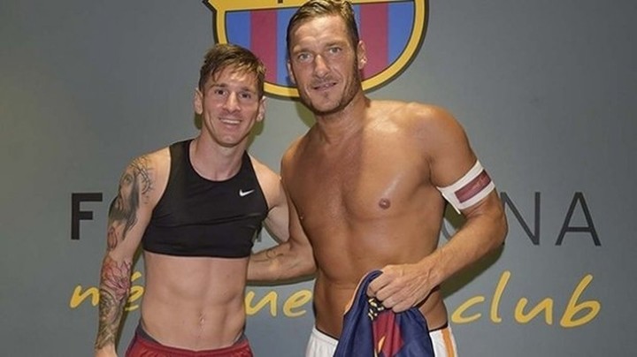 Totti hits out at Messi: "Put him 25 years at Roma and tell me how many Ballon d'Ors he would win"