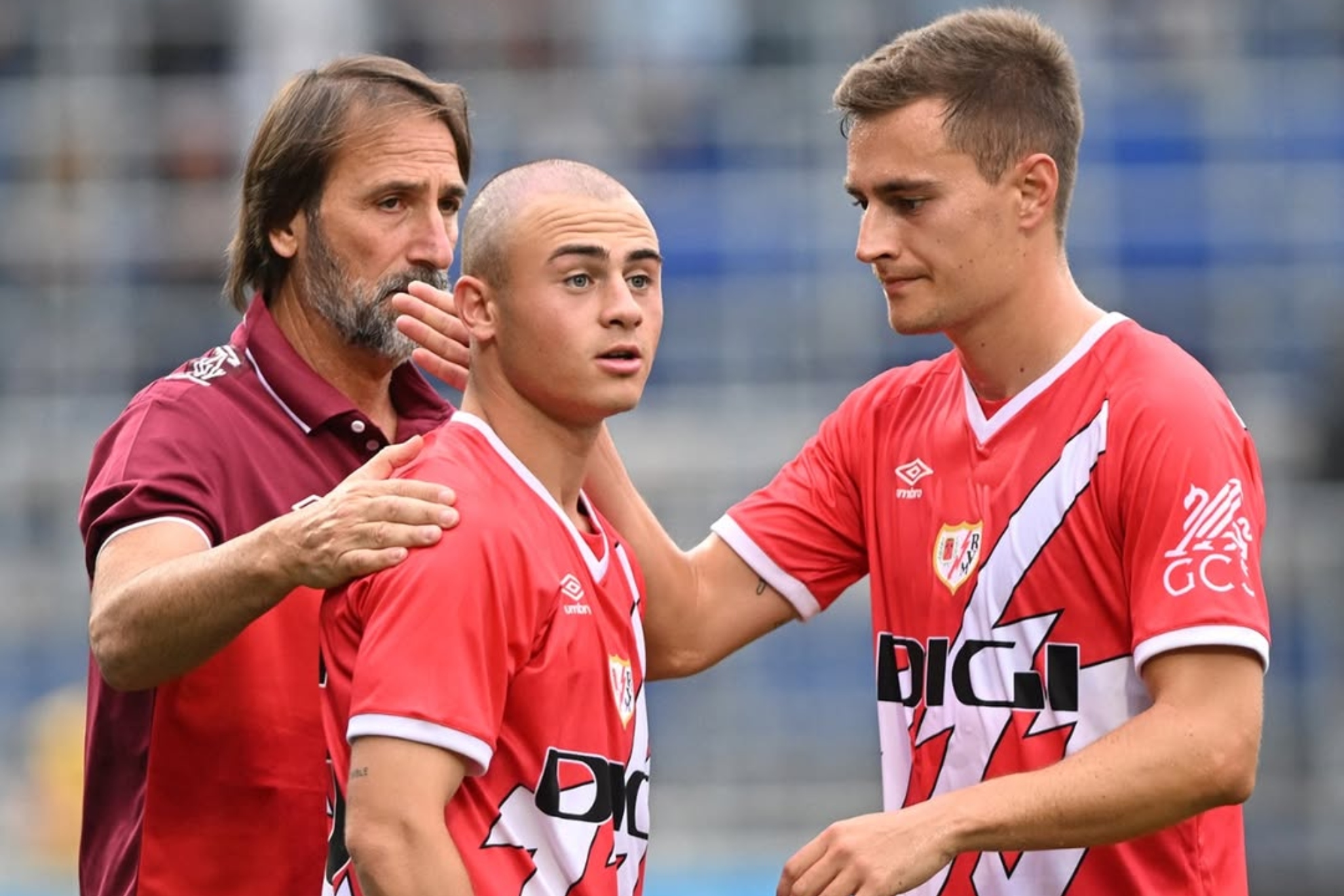 Samu Becerra, con Jorge de Frutos.