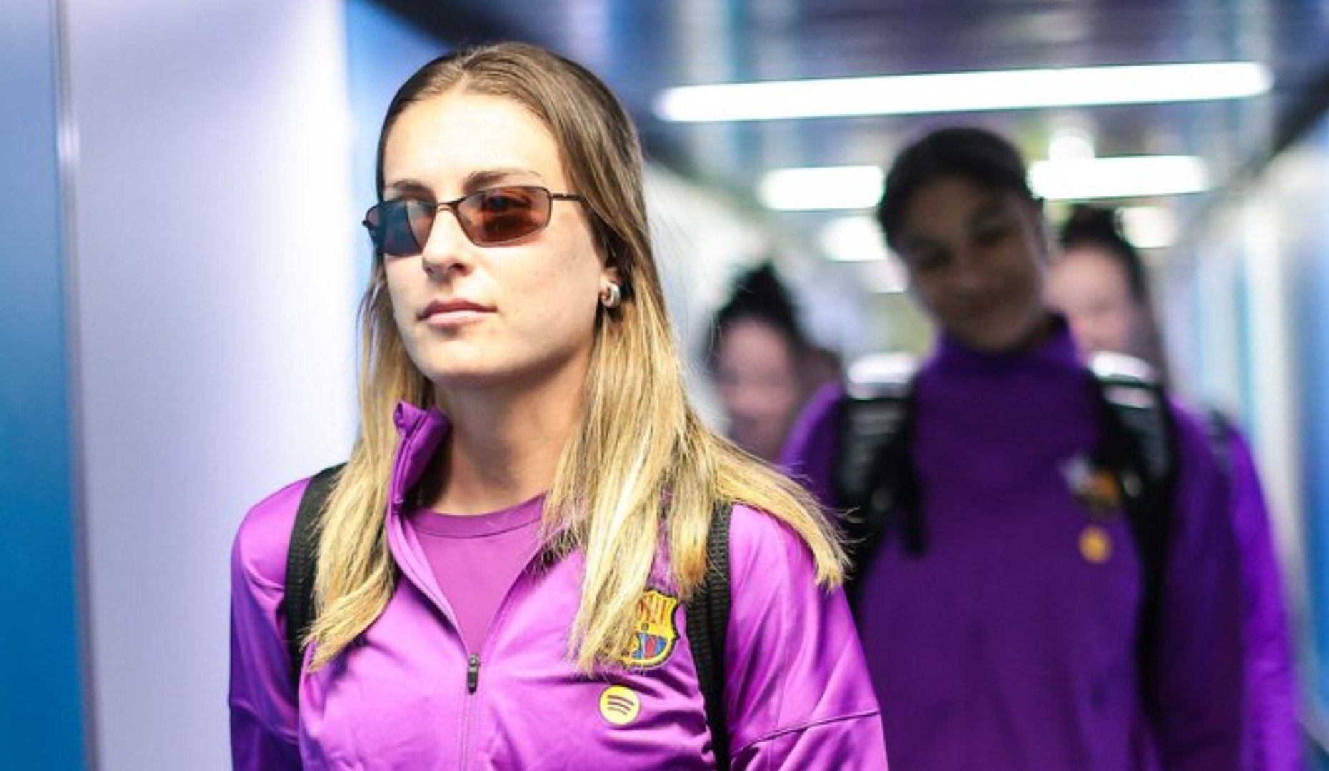 Alexia Putellas, durante la gira del Barcelona en México.