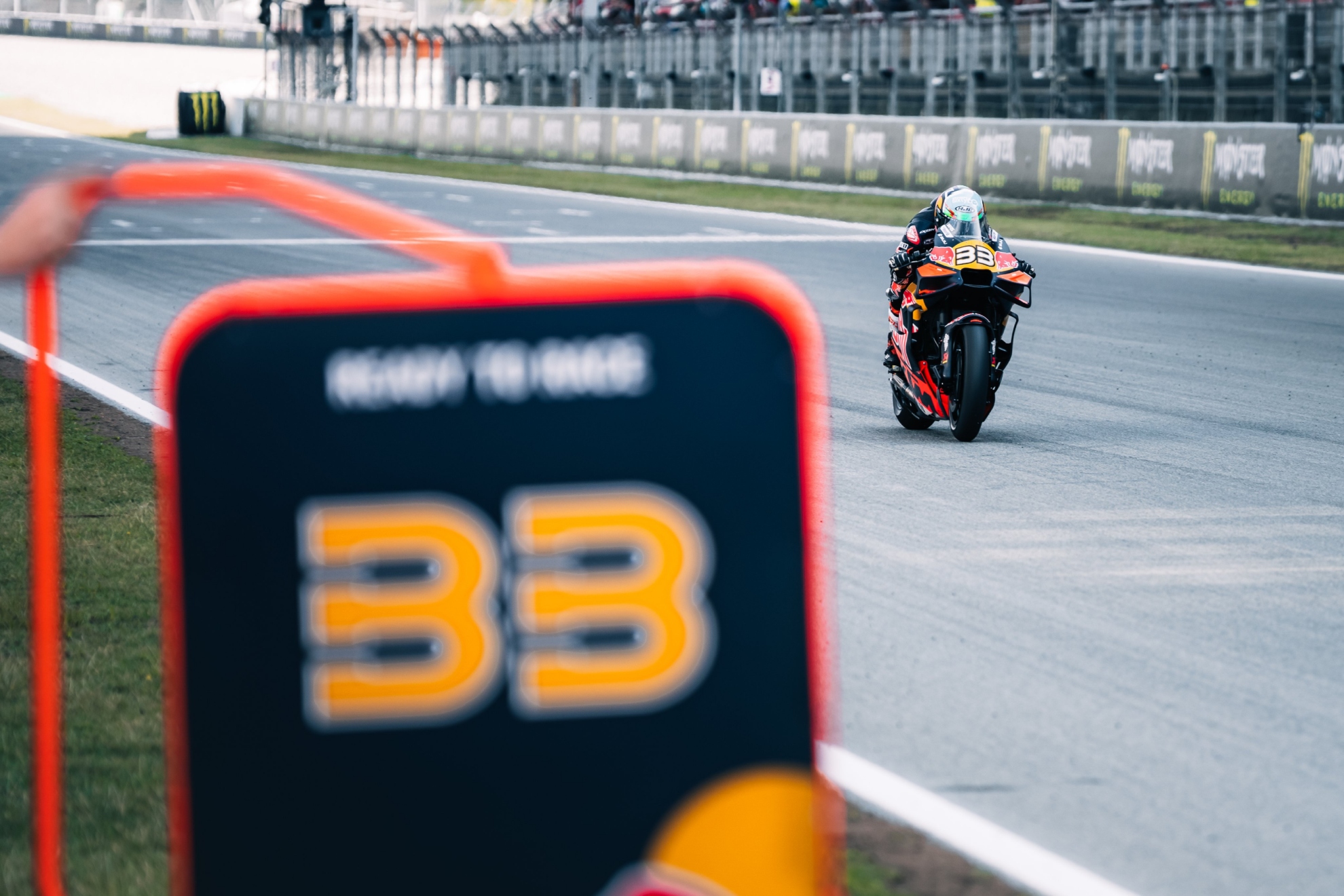 Brad Binder, en Barcelona.