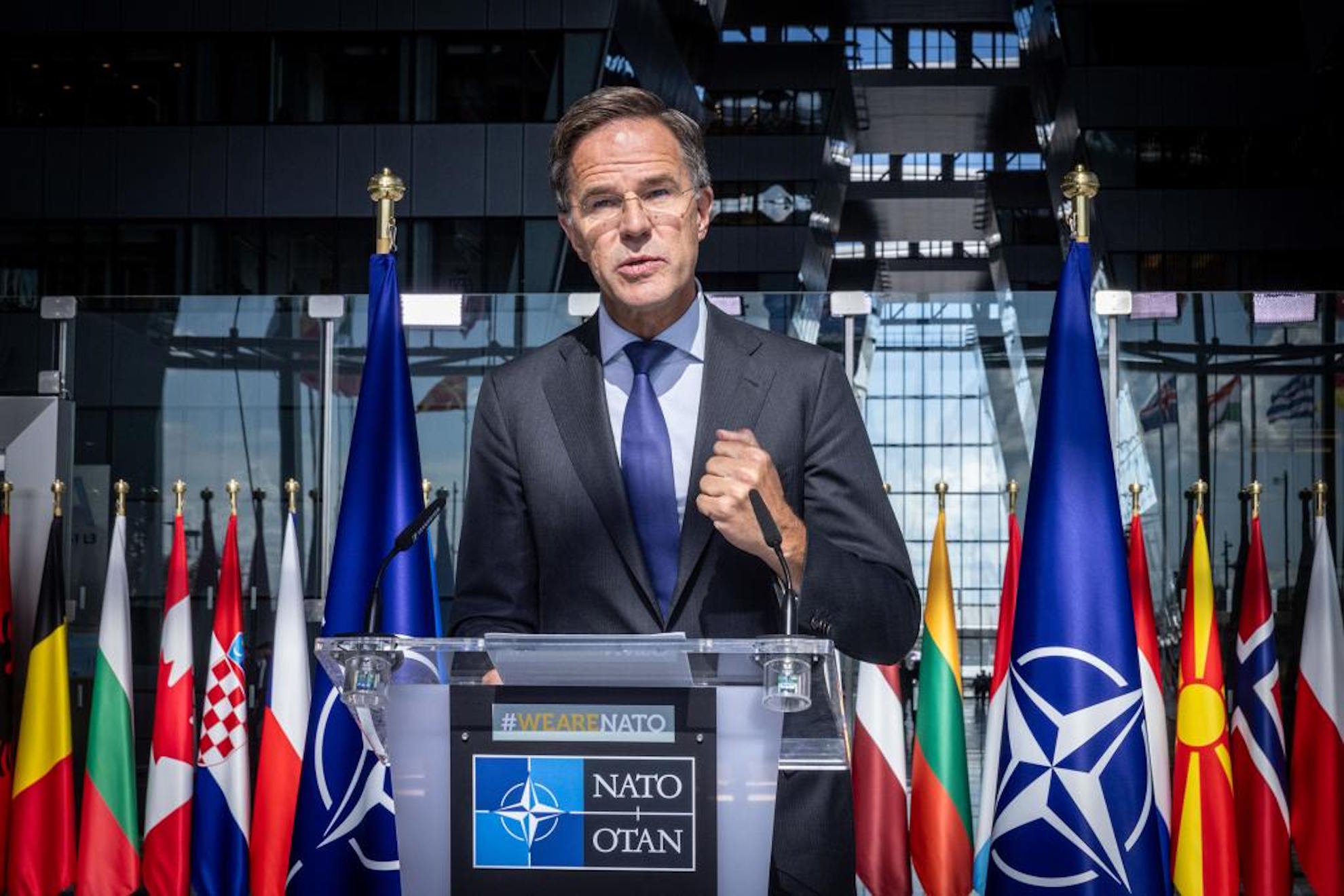 El secretario general de la OTAN, Mark Rutte.