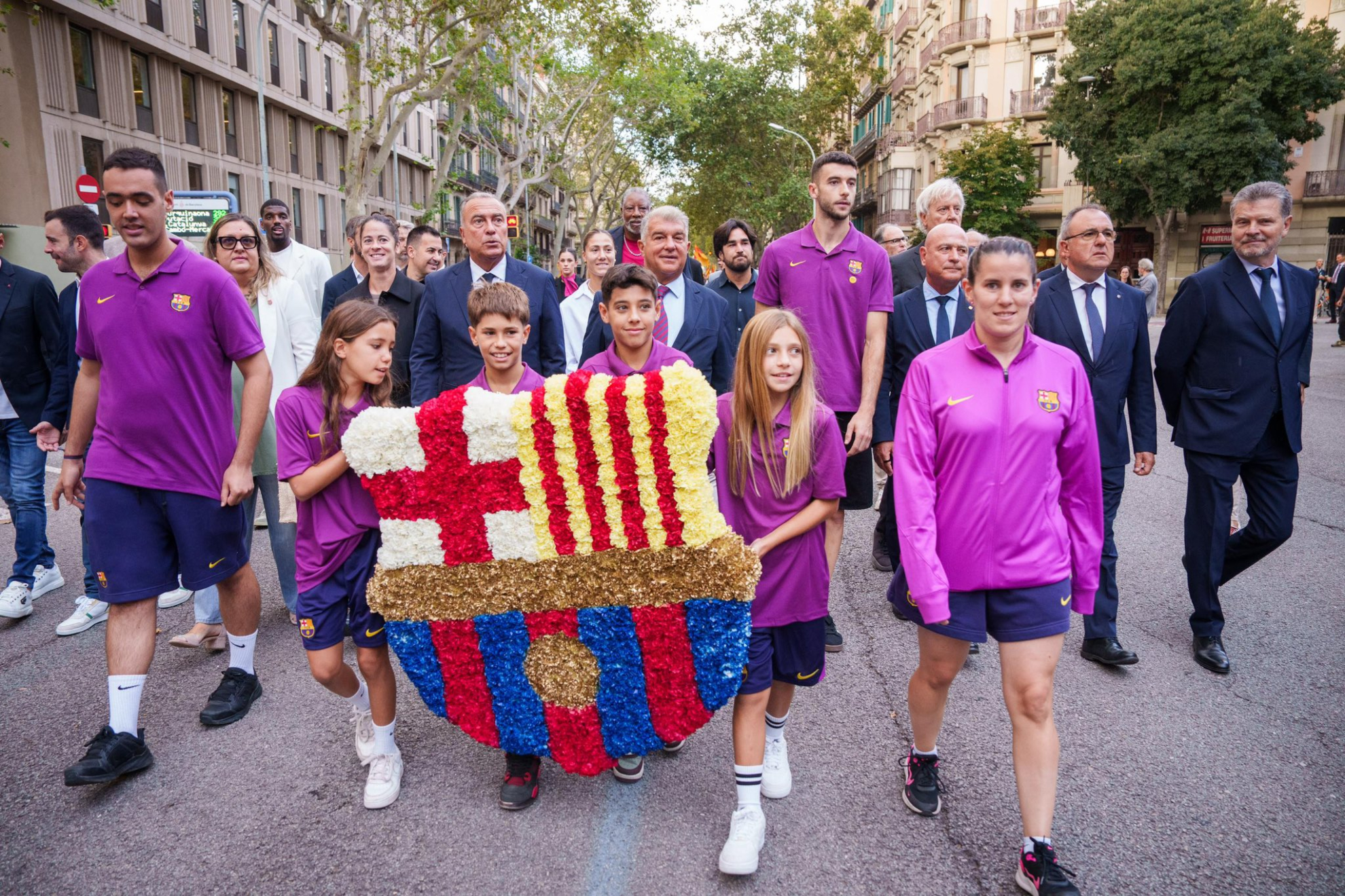 Laporta, en la Diada.
