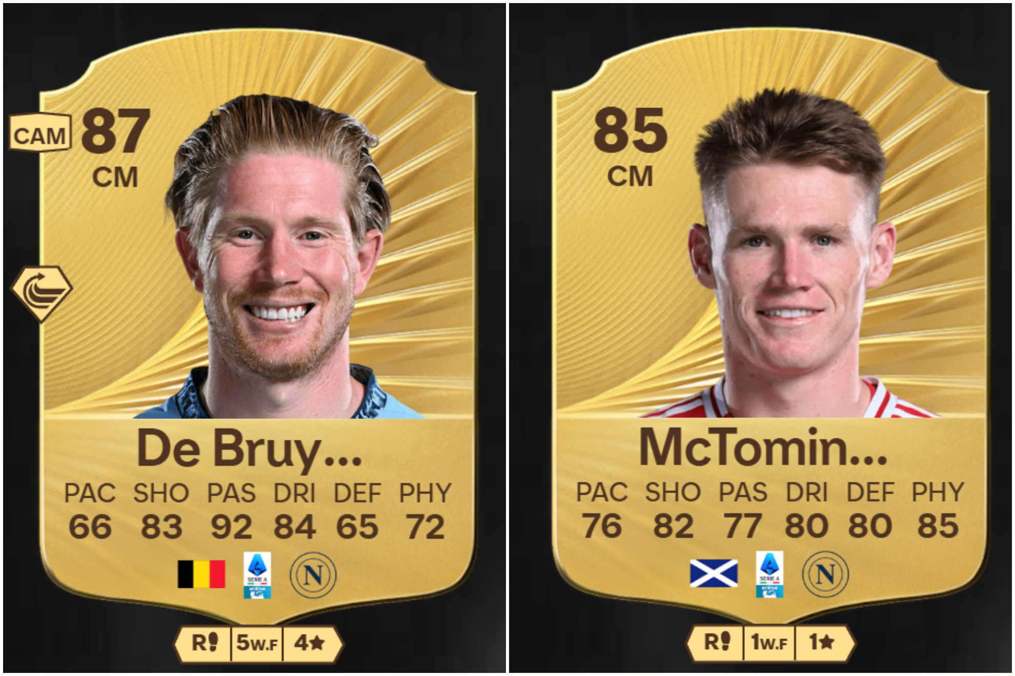 lautaro mart237nez supera de bruyne nella media della top 26 di serie a in ea sports fc 26