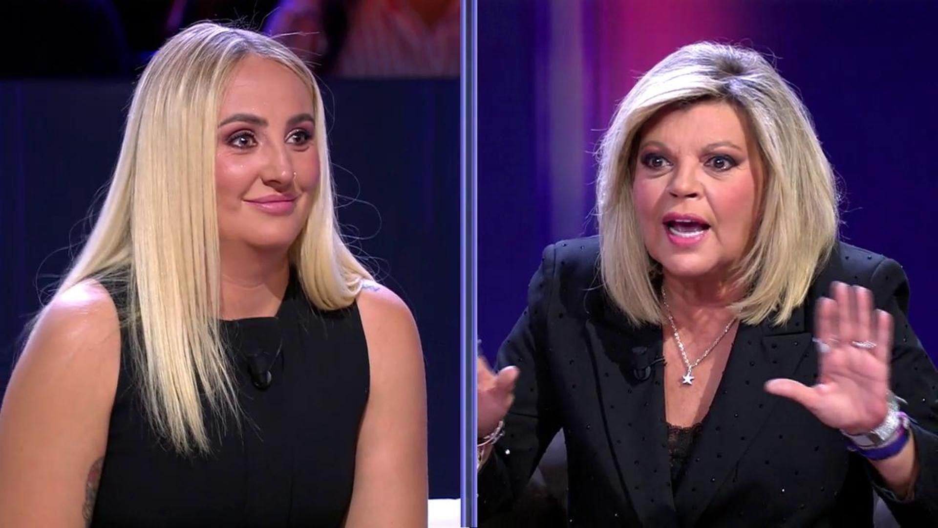 Rocío Flores y Terelu Campos protagonizan un tenso cara a cara: "Yo no te  he visto en mi vida”