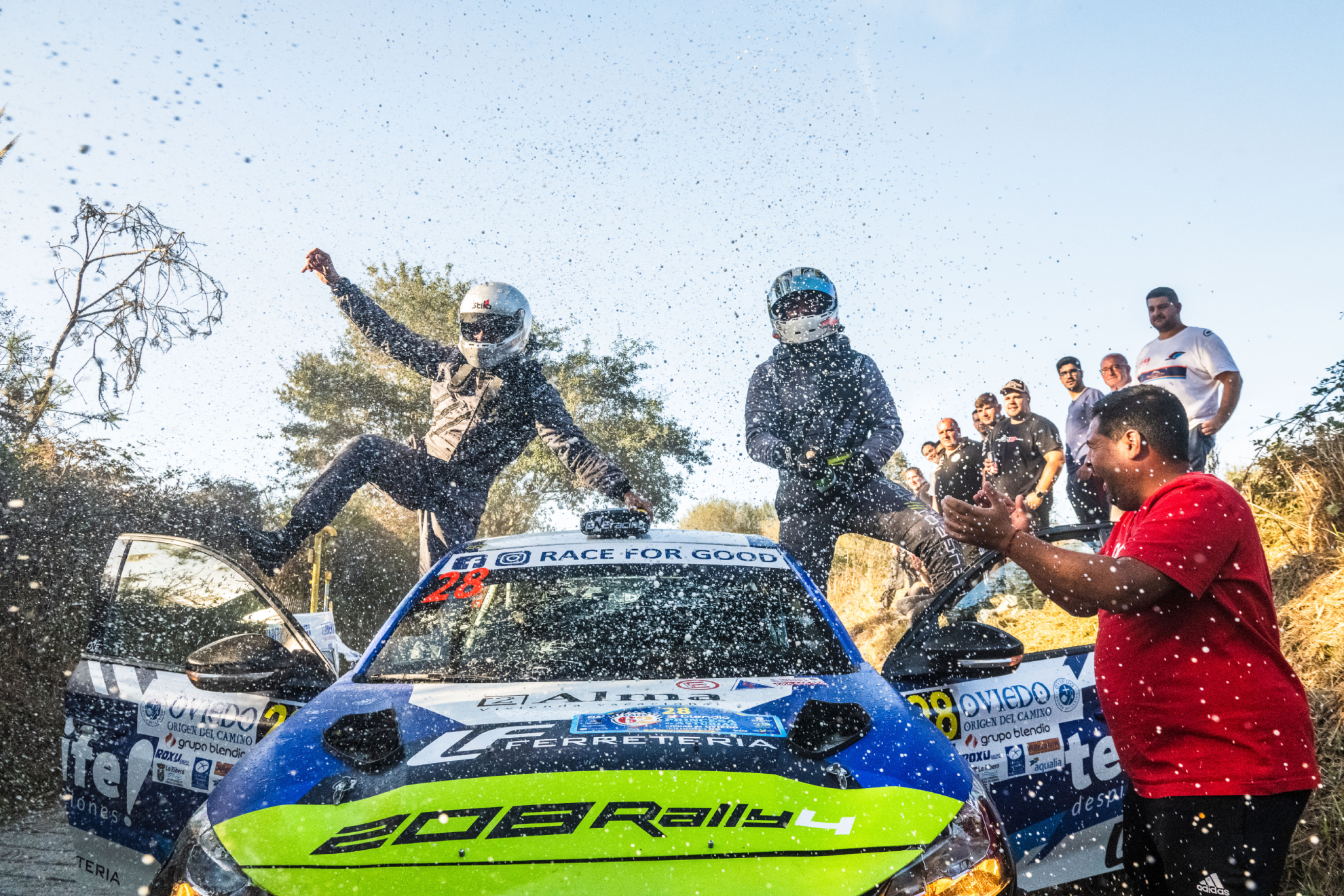 Giovanni Fariña, nuevo campeón de la Peugeot Rally Cup Ibérica.