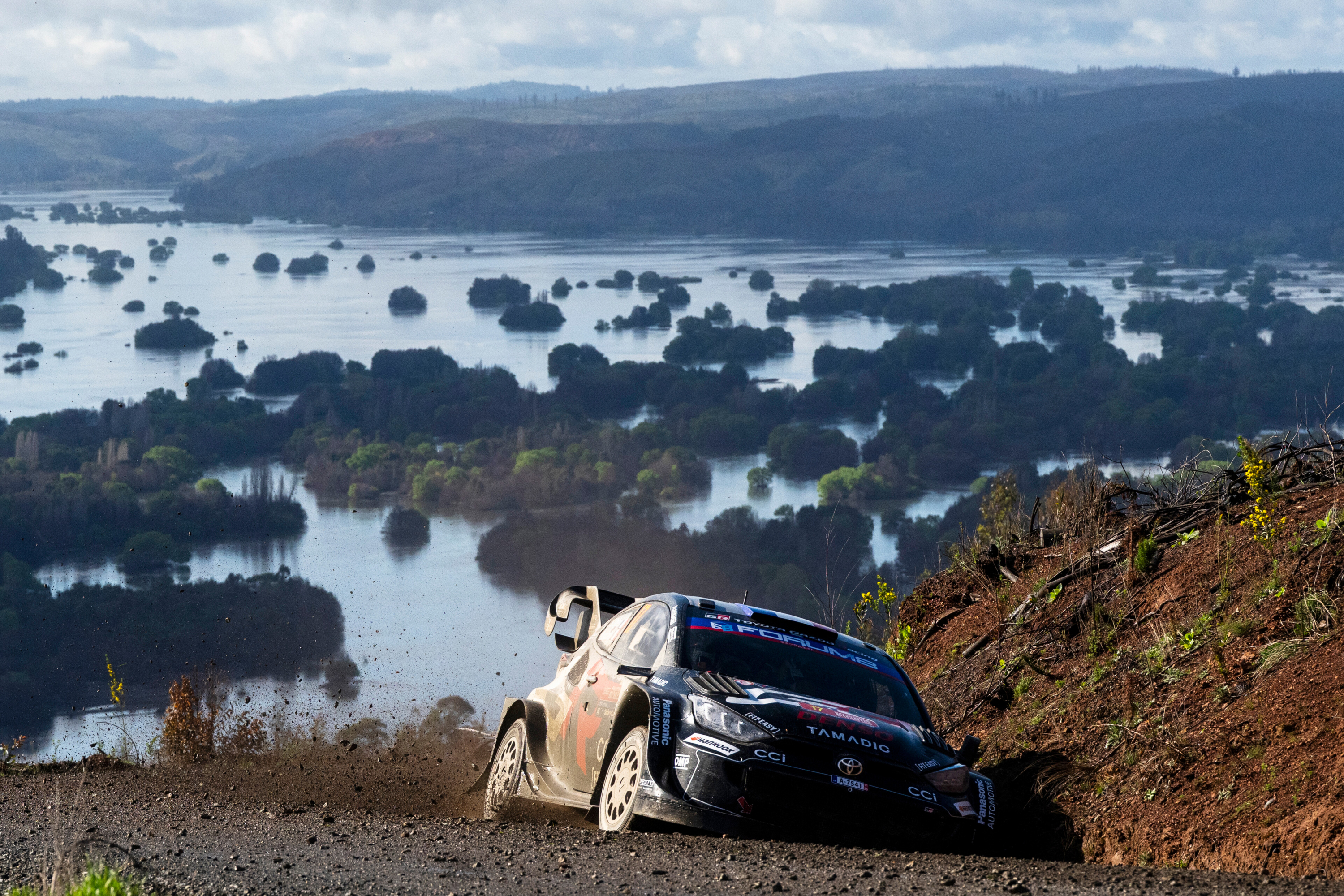 Ogier en la última etapa del Rally de Chile.