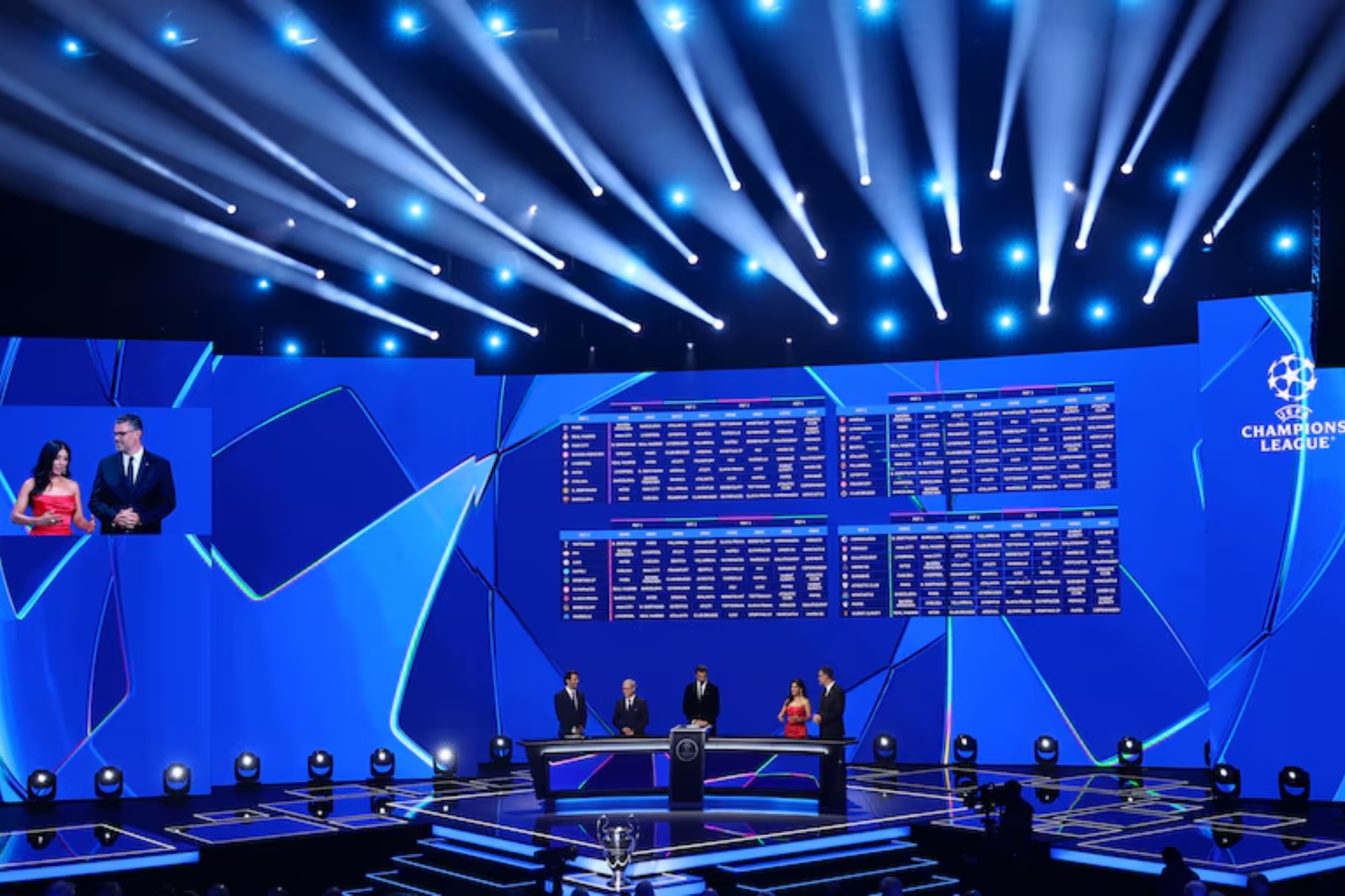 Sorteo de la Champions 25/26.