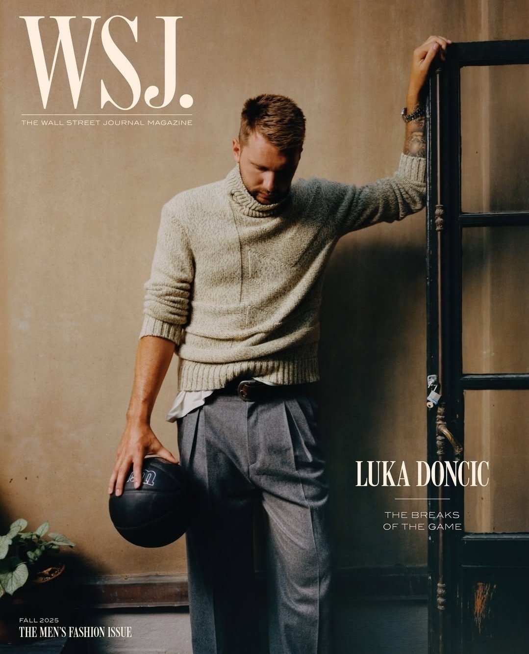 Una de las imágenes de Luka Doncic en la entrevista con WSJ.