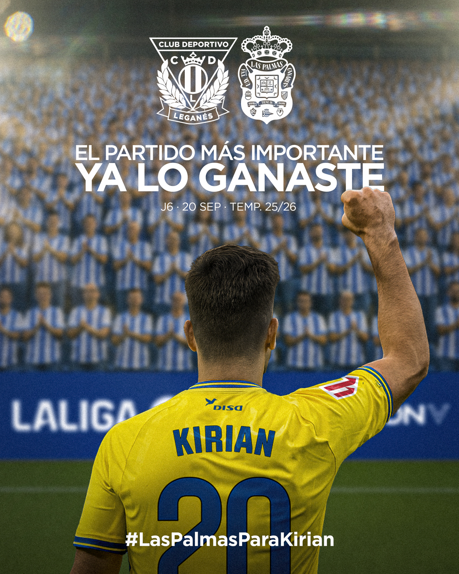Cartel Leganés-UD Las Palmas