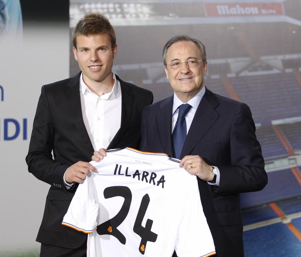 Illarramendi en su presentación con el Real Madrid
