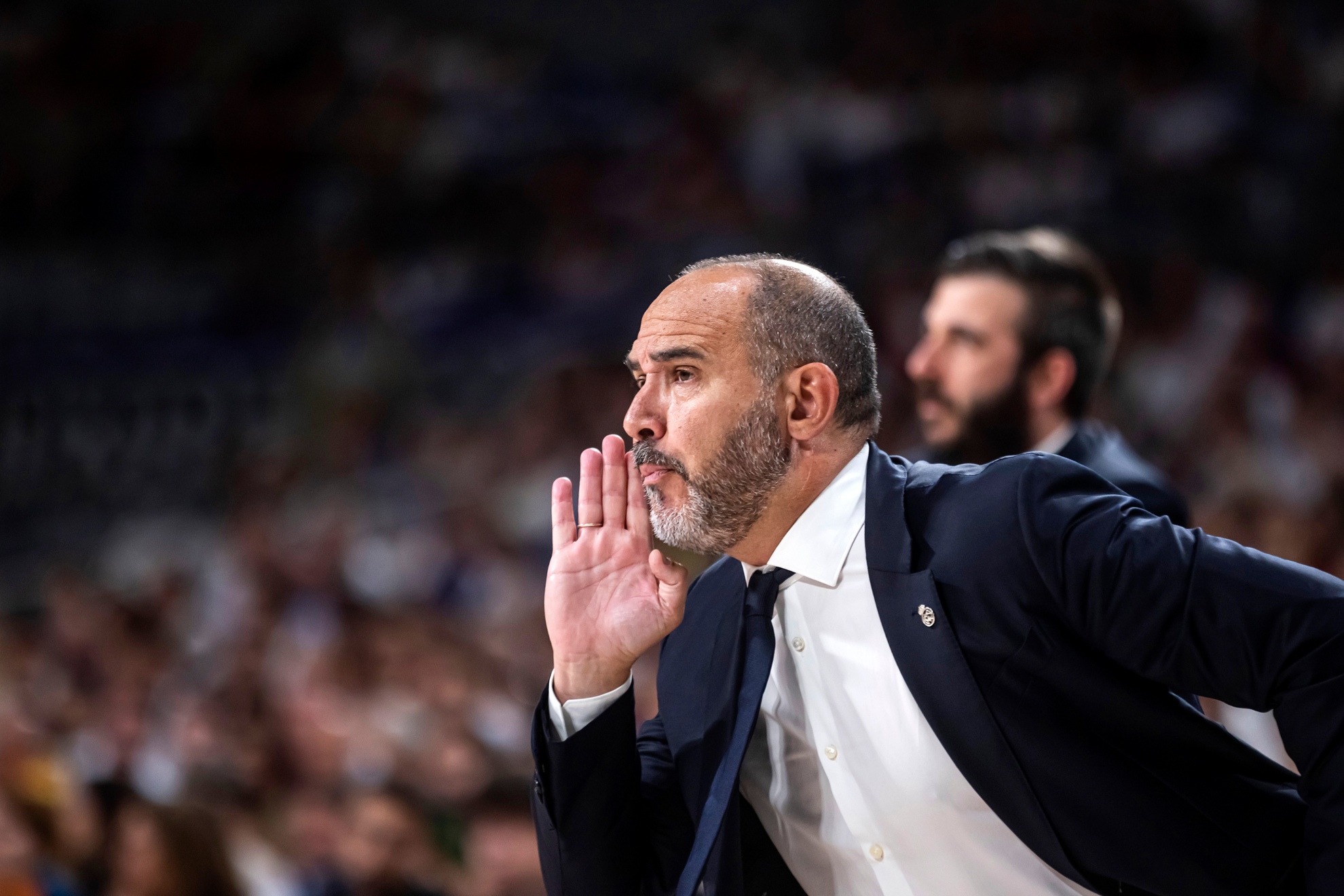 Chus Mateo, en un partido del Madrid de la pasada temporada.