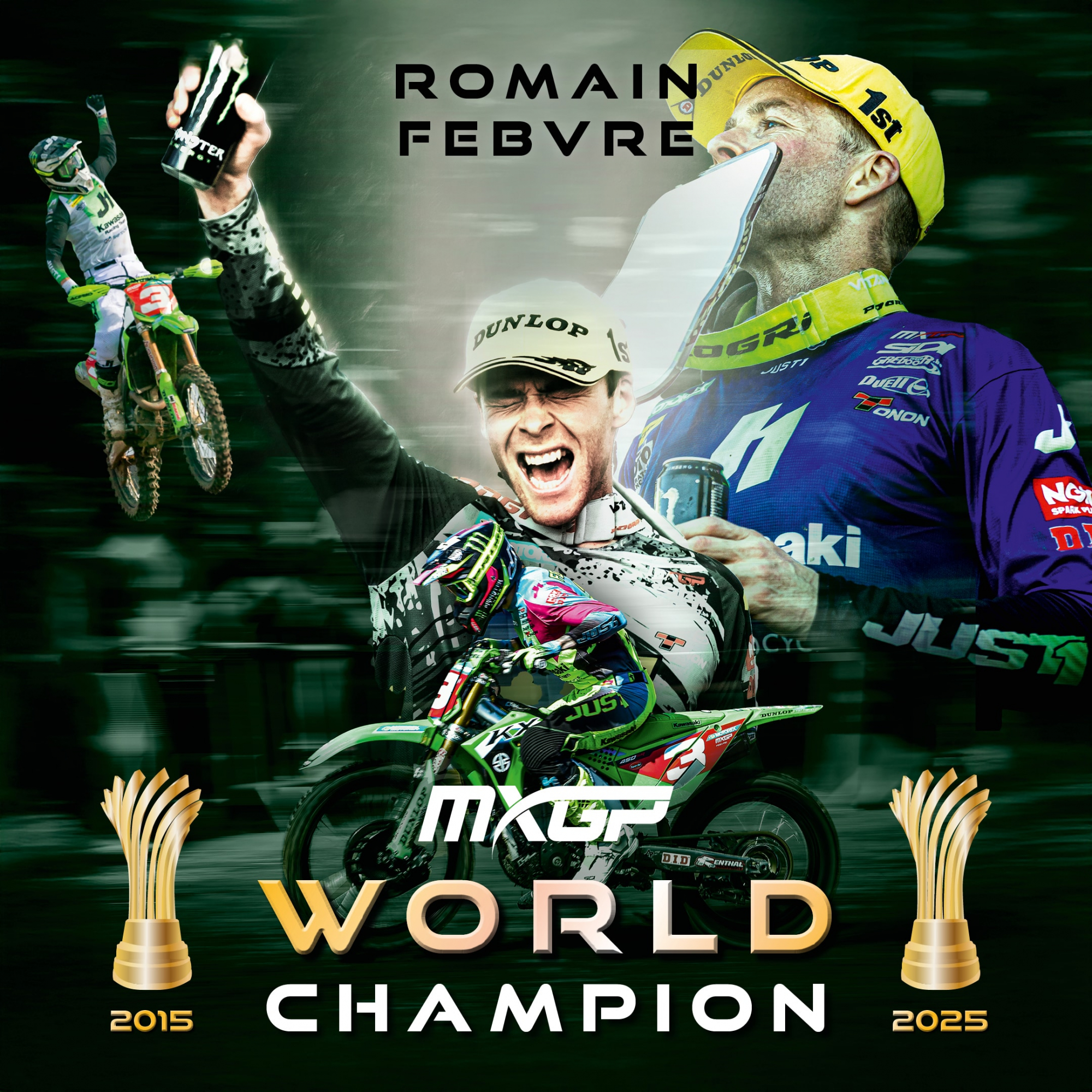Romain Febvre, campeón de MXGP 2025.