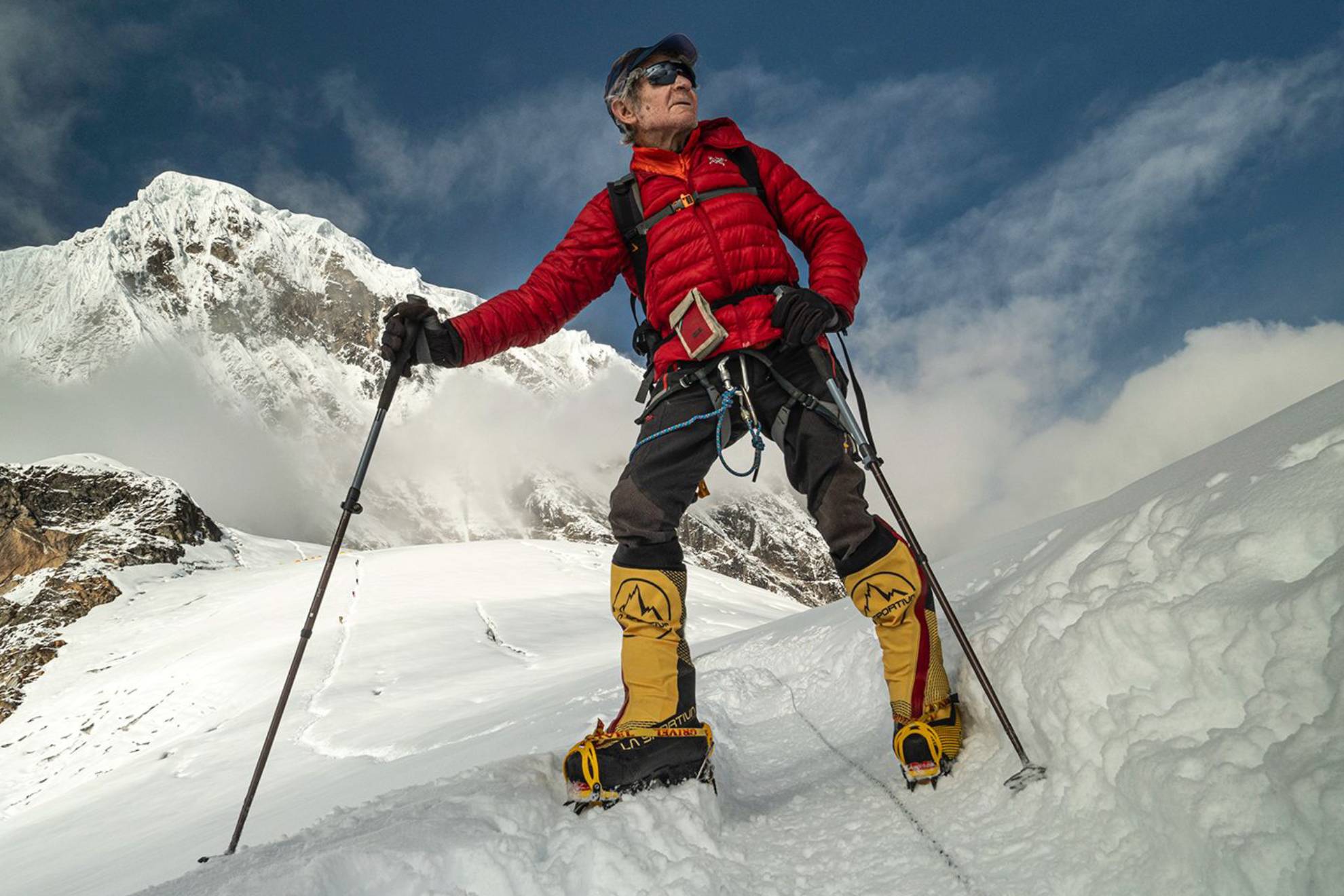 Carlos Soria, estos días en el Manaslu