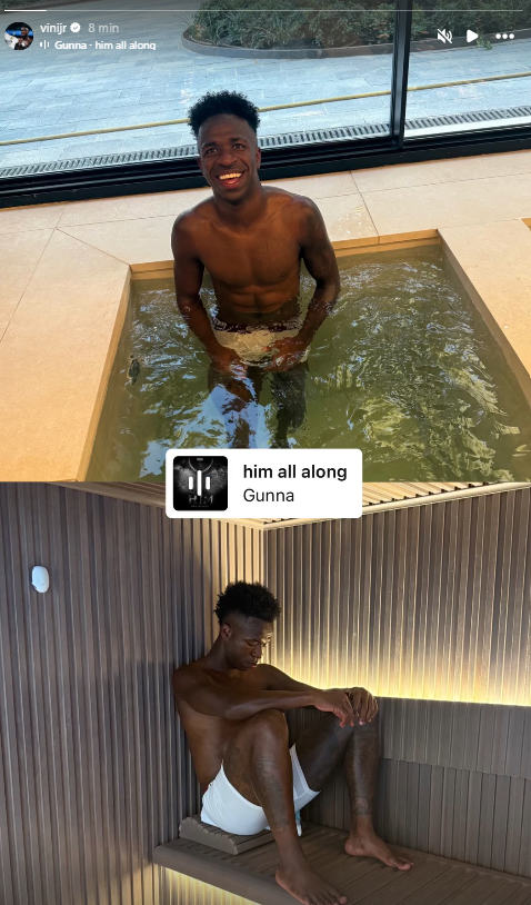 El post de Vinicius en su cuenta de Instagram.