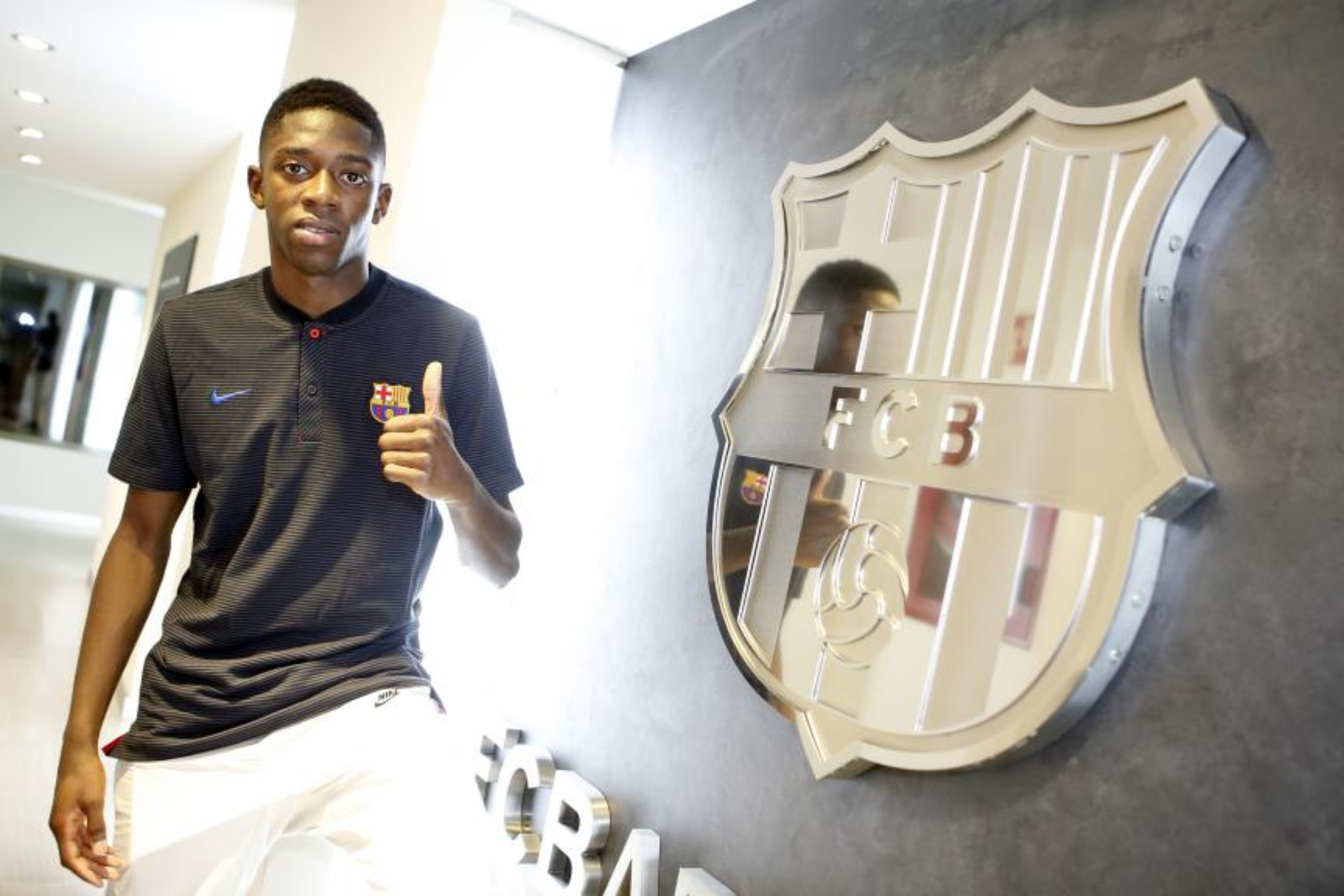 Presentación de Ousmane Dembélé