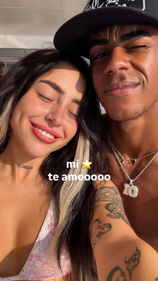Mensaje de amor Nicki Nicole a Lamine Yamal tras perder el Balón de Oro: ""Mi estrella. Te amo"