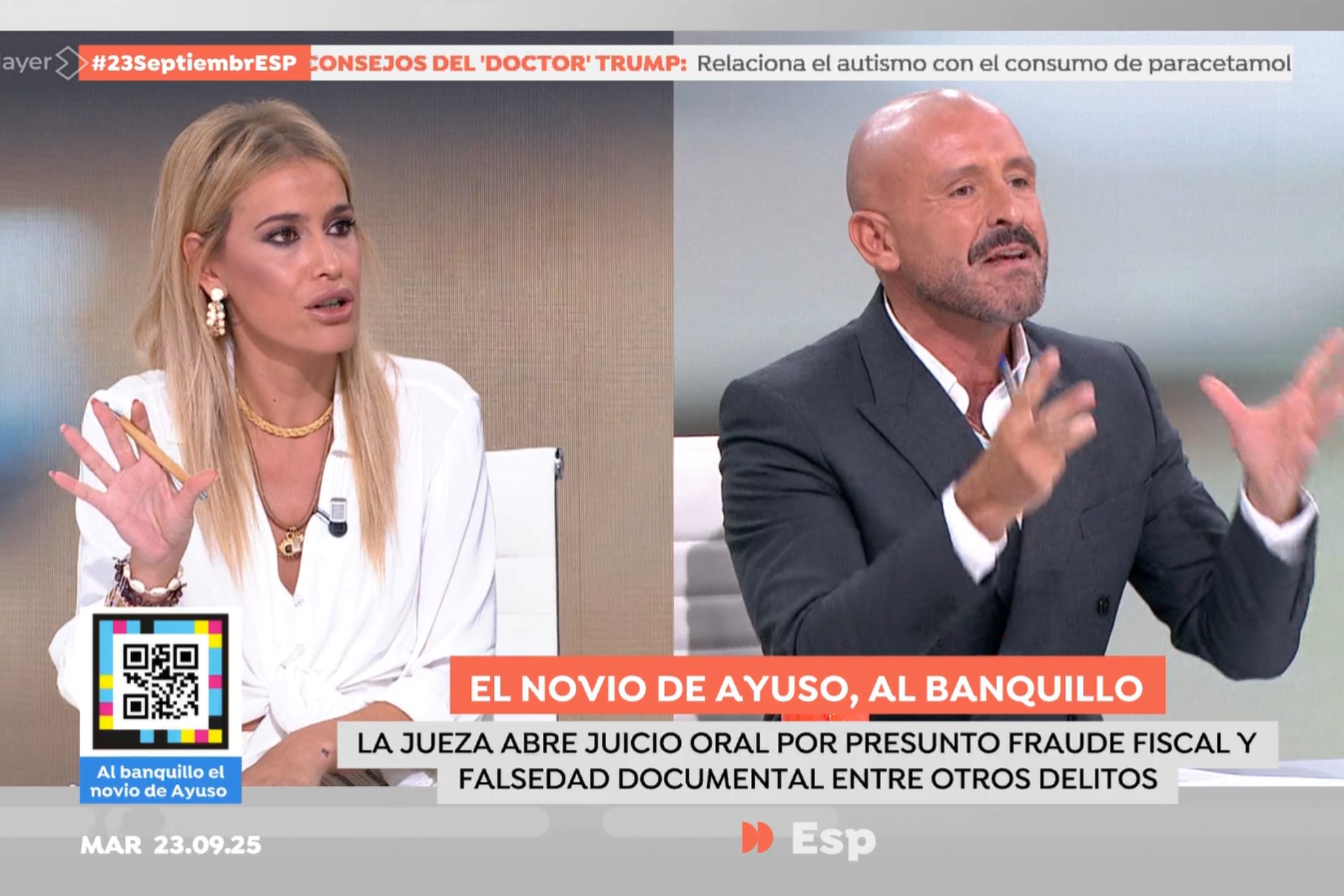 Afra Blanco y Jaime de los Santos.